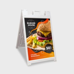 36"H x 23"W Double Sided A-Frame Sign