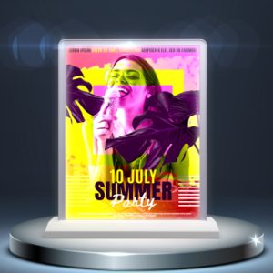 11"H x 8.5"W Double Sided Table Top LED Sign